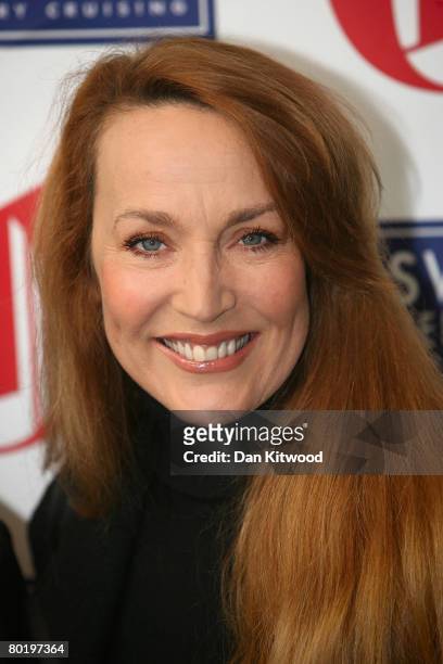 Jerry Hall arrives at The Oldie Of The Year Award at Simpson's-Inn on The Strand on March 11 2008, in London, England.