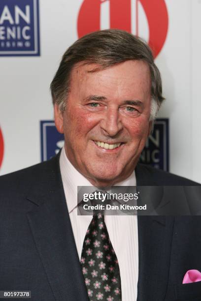 Terry Wogan arrives at The Oldie Of The Year Award at Simpson's-Inn on The Strand on March 11 2008, in London, England.