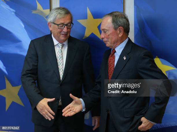 European Commission President Jean-Claude Juncker meets Special Envoy of the United Nations for Cities and Climate Change, former New York mayor...
