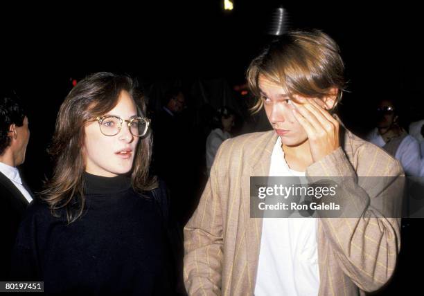 Marlee Matlin and River Phoenix