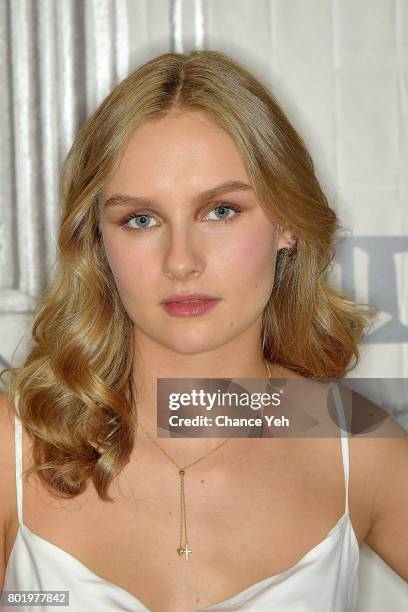 Olivia DeJonge attends Build series to discuss "Will" at Build Studio on June 27, 2017 in New York City.