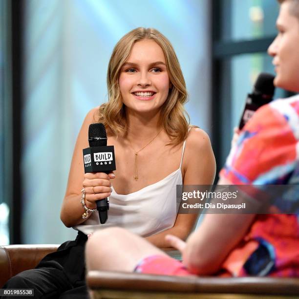 Olivia DeJonge visits Build to discuss "Will" at Build Studio on June 27, 2017 in New York City.