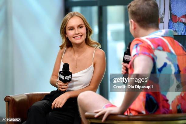 Olivia DeJonge visits Build to discuss "Will" at Build Studio on June 27, 2017 in New York City.