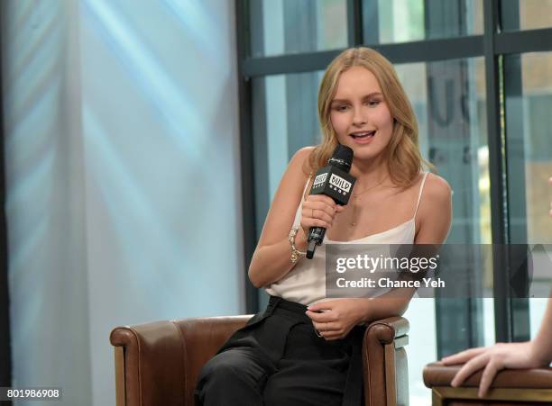 Olivia DeJonge attends Build series to discuss "Will" at Build Studio on June 27, 2017 in New York City.