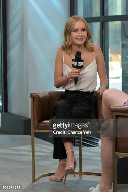 Olivia DeJonge attends Build series to discuss "Will" at Build Studio on June 27, 2017 in New York City.
