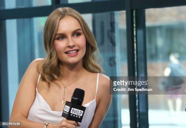 Actress Olivia DeJonge attends Build to discuss "Will" at Build Studio on June 27, 2017 in New York City.