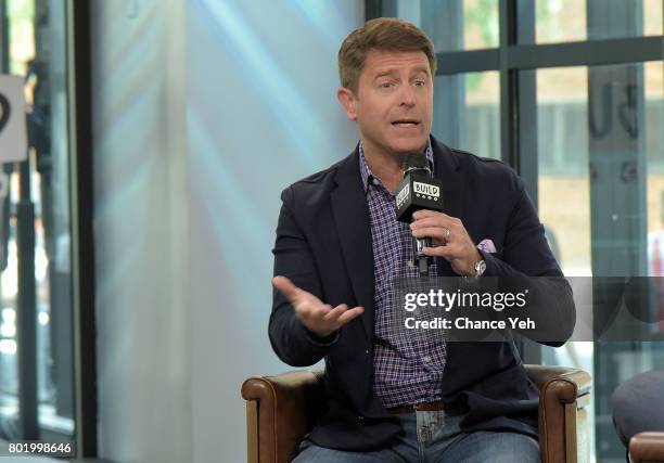 Brad Thor attends Build series to discuss his new book "Use Of Force" at Build Studio on June 27, 2017 in New York City.