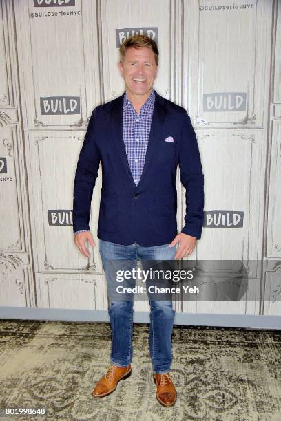 Brad Thor attends Build series to discuss his new book "Use Of Force" at Build Studio on June 27, 2017 in New York City.