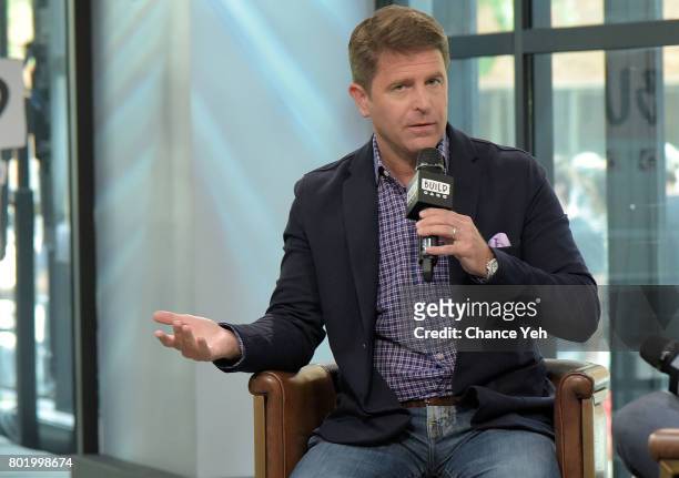 Brad Thor attends Build series to discuss his new book "Use Of Force" at Build Studio on June 27, 2017 in New York City.