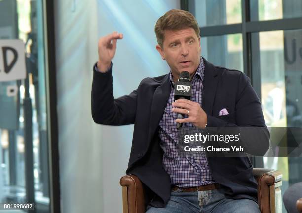 Brad Thor attends Build series to discuss his new book "Use Of Force" at Build Studio on June 27, 2017 in New York City.