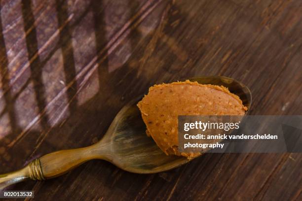 peanut butter. - nut butter stock pictures, royalty-free photos & images