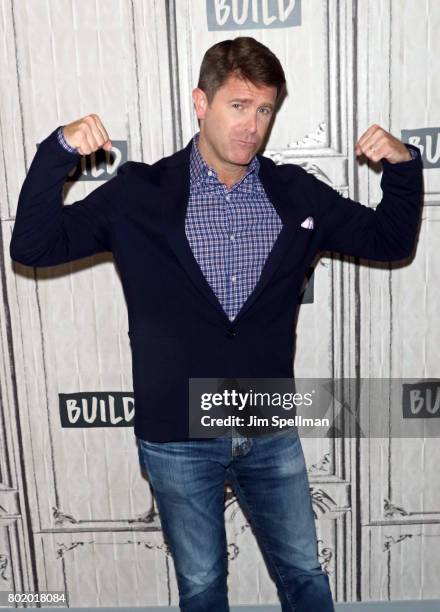 Novelist Brad Thor attends Build to discuss his new book "Use Of Force" at Build Studio on June 27, 2017 in New York City.