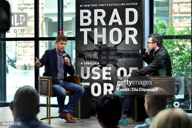 Brad Thor visits Build to discuss his book "Use of Force" at Build Studio on June 27, 2017 in New York City.