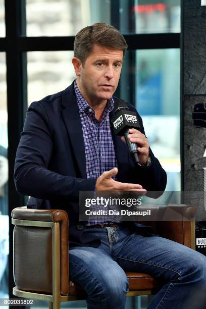 Brad Thor visits Build to discuss his book "Use of Force" at Build Studio on June 27, 2017 in New York City.