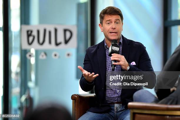 Brad Thor visits Build to discuss his book "Use of Force" at Build Studio on June 27, 2017 in New York City.