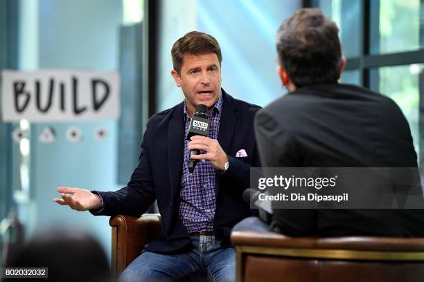 Brad Thor visits Build to discuss his book "Use of Force" at Build Studio on June 27, 2017 in New York City.