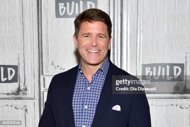 Brad Thor visits Build to discuss his book "Use of Force" at Build Studio on June 27, 2017 in New York City.