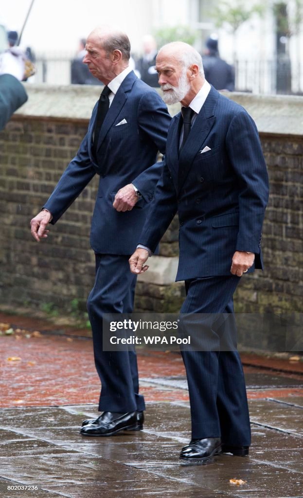 Funeral Of The Countess Mountbatten Of Burma