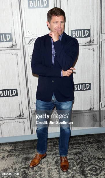 Novelist Brad Thor attends Build to discuss his new book "Use Of Force" at Build Studio on June 27, 2017 in New York City.