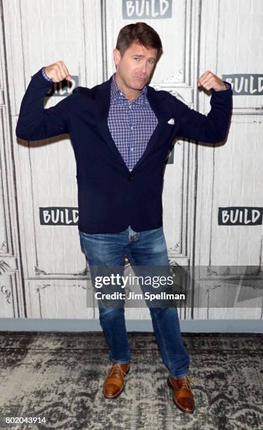 Novelist Brad Thor attends Build to discuss his new book "Use Of Force" at Build Studio on June 27, 2017 in New York City.