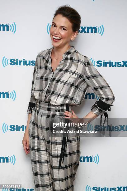 Actress Sutton Foster from the cast of YOUNGER poses for photos before SiriusXM's Town Hall on June 27, 2017 in New York City.