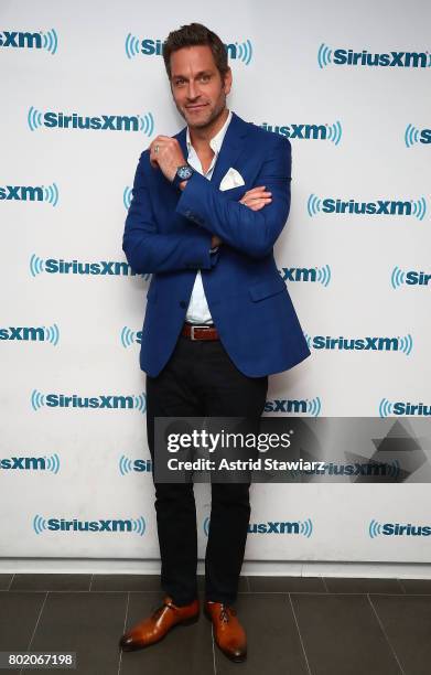 Actor Peter Hermann from the cast of YOUNGER poses for photos before SiriusXM's Town Hall on June 27, 2017 in New York City.