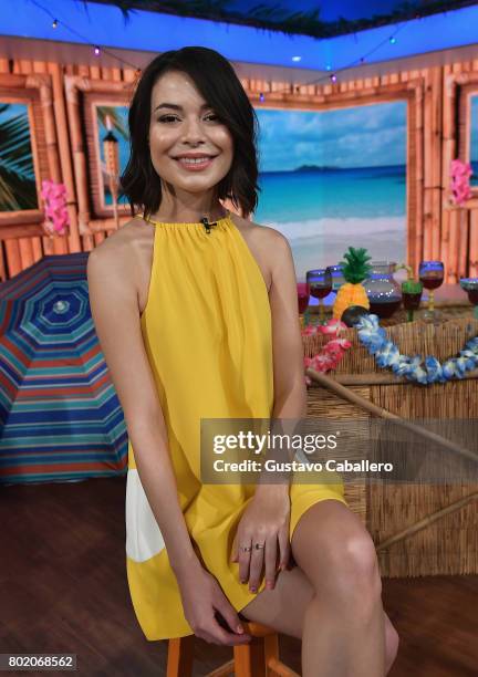 Miranda Cosgrove attends the DM3 - Press Day Miami - Un Nuevo Dia on June 27, 2017 in Hialeah, Florida.