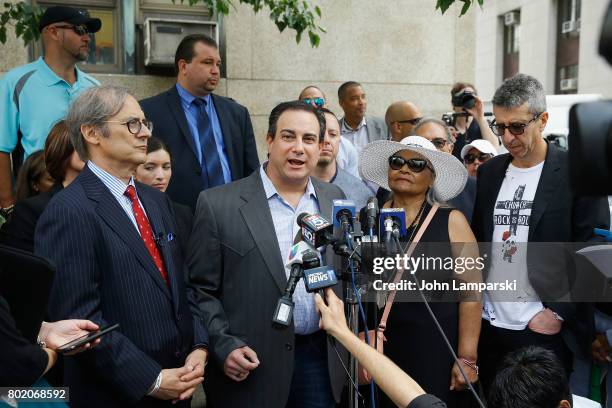 Attorney Robert C. Gottlieb, Maria Velazquez the mother of Jon Adrian Velazquez, Marty Tankleff of Absolutely Innocent Organization and Jason Flom...