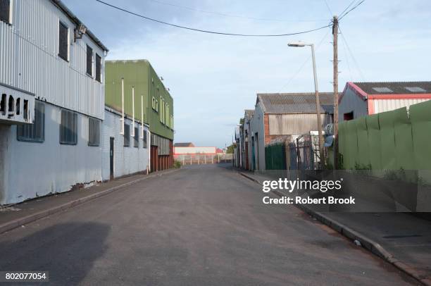 aging industrial estate - shedd brook stock pictures, royalty-free photos & images