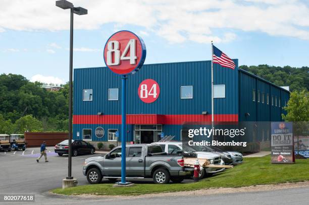 Lumber Co. Retail store stands in Bridgeville, Pennsylvania, U.S., on Thursday, June 8, 2017. One of the nation's largest building-supply chains, 84...