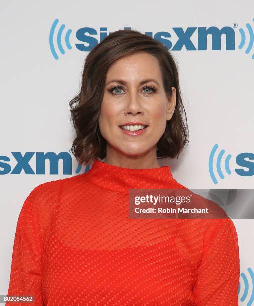 Miriam Shor visits at SiriusXM Studios on June 27, 2017 in New York City.