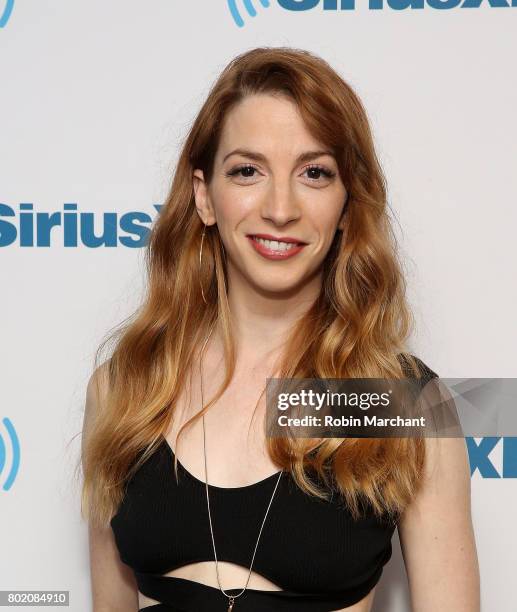 Molly Bernard visits at SiriusXM Studios on June 27, 2017 in New York City.