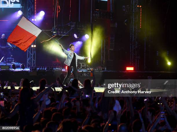 Jonas Blue performs at the annual Isle of MTV Malta event at Il Fosos Square on June 27, 2017 in Floriana, Malta.