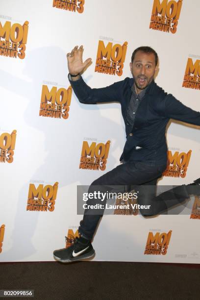 Actor Arie Elmaleh attends "Moi, Moche et Mechant 3" Paris Premiere at Cinema Gaumont Marignan on June 27, 2017 in Paris, France.