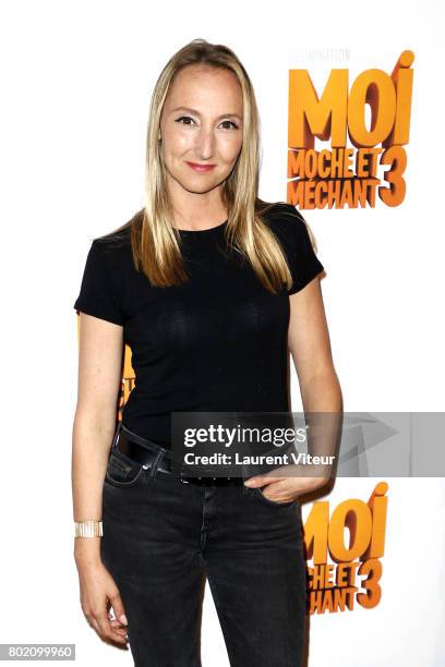 Actress Audrey Lamy attends "Moi, Moche et Mechant 3" Paris Premiere at Cinema Gaumont Marignan on June 27, 2017 in Paris, France.