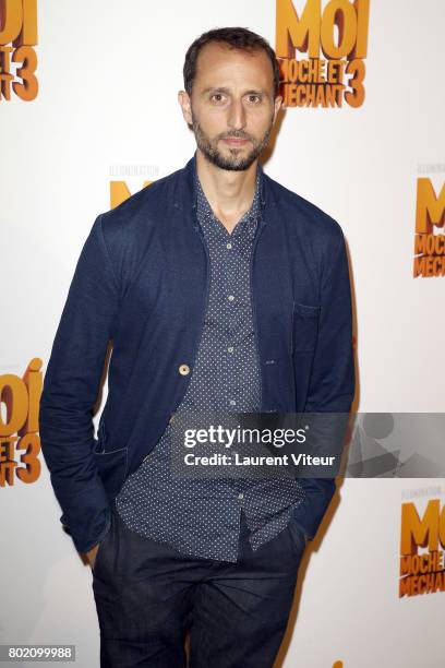 Actor Arie Elmaleh attends "Moi, Moche et Mechant 3" Paris Premiere at Cinema Gaumont Marignan on June 27, 2017 in Paris, France.