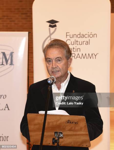 Latin GRAMMY Foudation Senior VP Manolo Diaz attends Latin Grammy in the School Argentina 2017 at Escuela de Musica Juan Pedro Esnaola on June 27,...