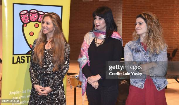 Moderator Maitena Aboitiz and musicians Claudia Montero and Marilina Bertoldi attend Latin Grammy in the School Argentina 2017 at Escuela de Musica...