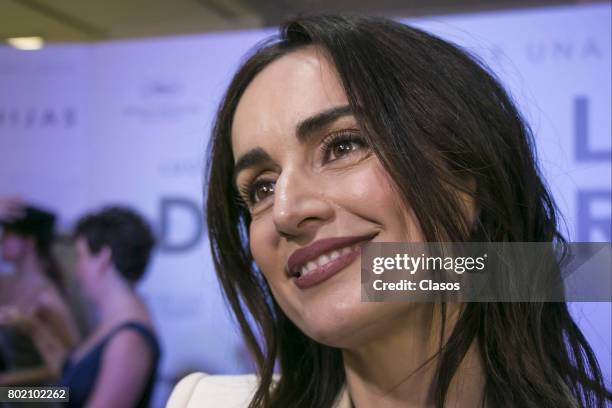 Ana de la Reguera looks on during the premiere of the movie 'Las Hijas de Abril' at Cinepolis Carso on June 20, 2017 in Mexico City, Mexico.