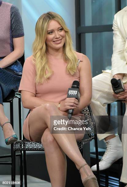 Hilary Duff attends Build series to discuss "Younger" at Build Studio on June 27, 2017 in New York City.