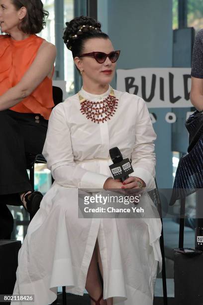 Debi Mazar attends Build series to discuss "Younger" at Build Studio on June 27, 2017 in New York City.