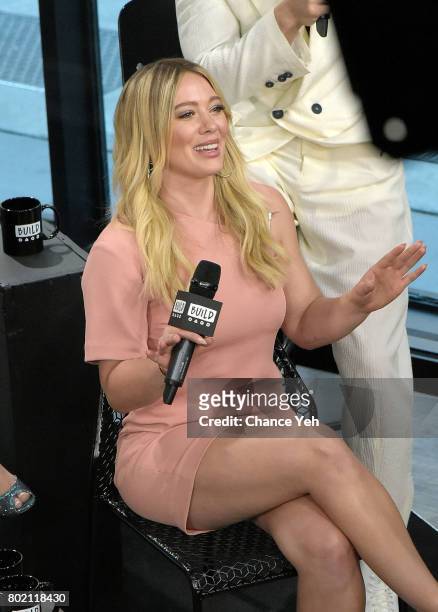 Hilary Duff attends Build series to discuss "Younger" at Build Studio on June 27, 2017 in New York City.