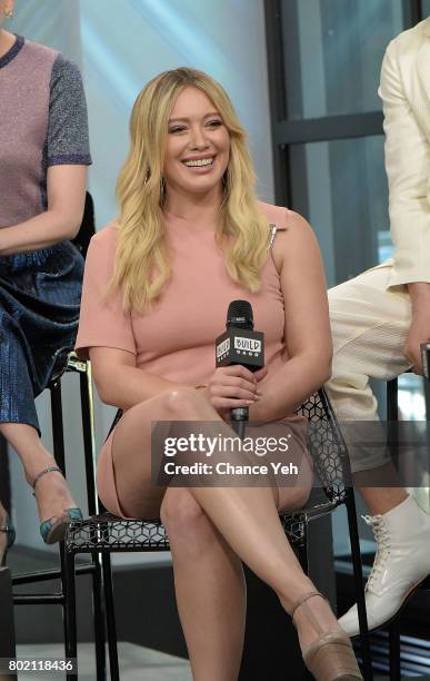 Hilary Duff attends Build series to discuss "Younger" at Build Studio on June 27, 2017 in New York City.