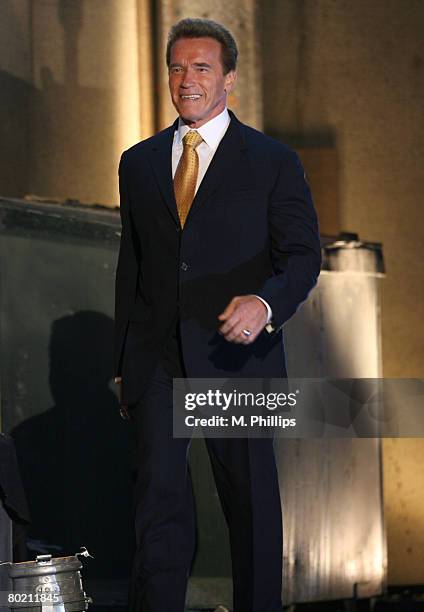 California Governor Arnold Schwarzenegger, presenter