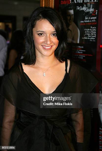 Actress Keisha Castle-Hughes arrives at the 2008 Movie Extra FilmInk Awards at the State Theatre on March 12, 2008 in Sydney, Australia. The 5th...