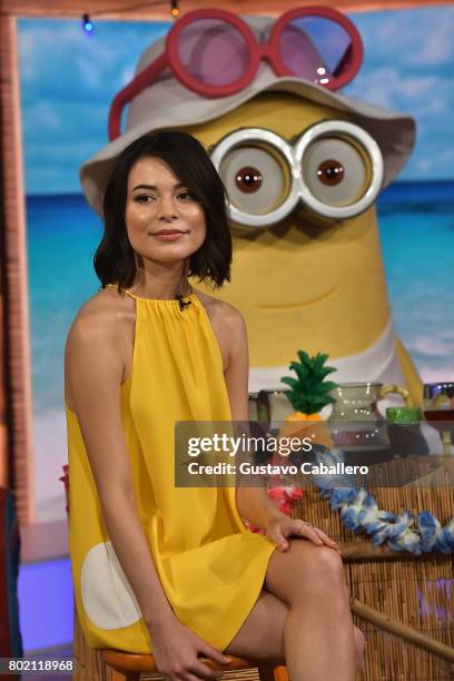 Miranda Cosgrove attends the DM3 - Press Day Miami - Un Nuevo Dia on June 27, 2017 in Hialeah, Florida.