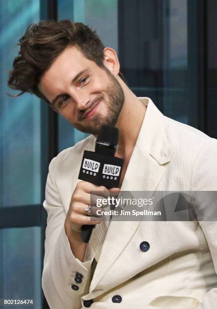 Actor Nico Tortorella attends Build to discuss "Younger" at Build Studio on June 27, 2017 in New York City.