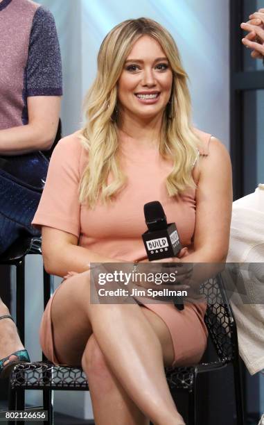 Actress Hilary Duff attends Build to discuss "Younger" at Build Studio on June 27, 2017 in New York City.
