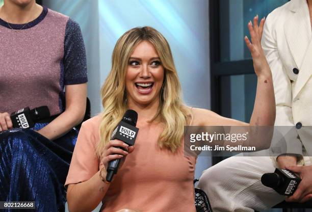 Actress Hilary Duff attends Build to discuss "Younger" at Build Studio on June 27, 2017 in New York City.