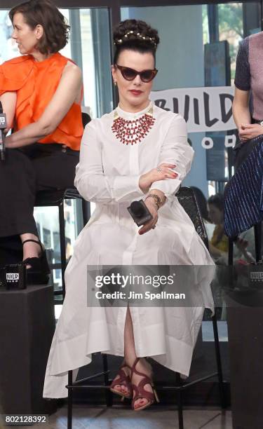 Actress Debi Mazar attends Build to discuss "Younger" at Build Studio on June 27, 2017 in New York City.